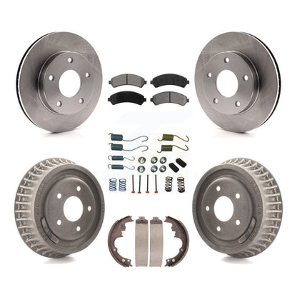 Kit de tambour à plaquettes semi-métalliques pour Rotor de frein avant et arrière (7 pièces) pour Chevrolet Blazer GM