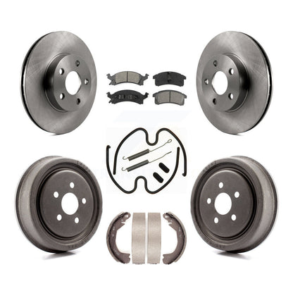 Kit de plaquettes et tambours semi-métalliques pour Rotor de frein avant et arrière (7 pièces) pour Chevrolet Cavalie