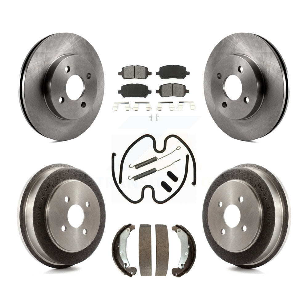 Kit de tambour à plaquettes semi-métalliques pour Rotor de frein avant et arrière (7 pièces) pour Pontiac Chevrolet G