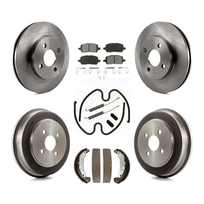 Kit de tambour à plaquettes semi-métalliques pour Rotor de frein avant et arrière (7 pièces) pour Pontiac Chevrolet G