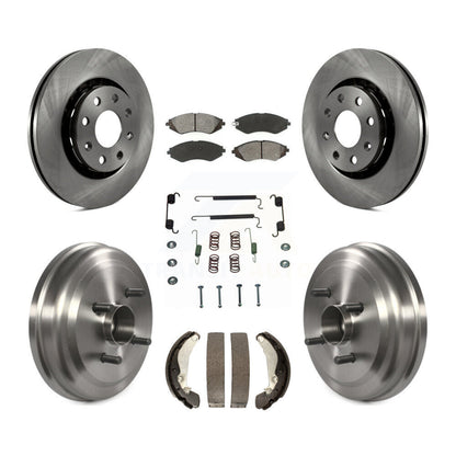 Kit de tambour à plaquettes semi-métalliques pour Rotor de frein avant et arrière (7 pièces) pour Chevrolet Aveo Aveo