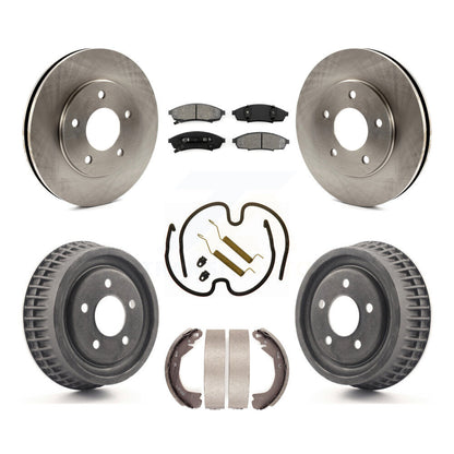 Kit de plaquettes et de tambour semi-métalliques pour Rotor de frein avant et arrière (7 pièces) pour Chevrolet Lumin