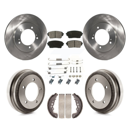 Kit de tambour à plaquettes semi-métalliques pour rotors de frein avant et arrière (7 pièces) pour Suzuki Grand Vitar