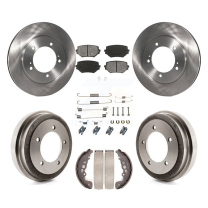 Kit de tambour à plaquettes semi-métalliques pour rotors de frein avant et arrière (7 pièces) pour Suzuki Grand Vitar