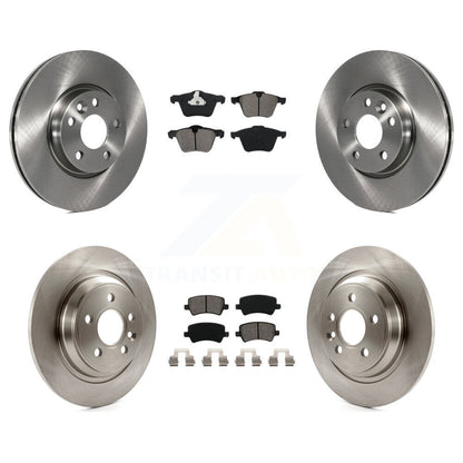 Kit de rotors de frein à disque avant et arrière et plaquettes semi-métalliques pour Volvo V70 K8S-10240