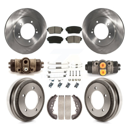 Kit de tambours à plaquettes semi-métalliques pour rotors de frein avant et arrière (9 pièces) pour Suzuki Grand Vitar