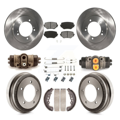 Kit de tambours à plaquettes semi-métalliques pour rotors de frein avant et arrière (9 pièces) pour Suzuki Grand Vitar