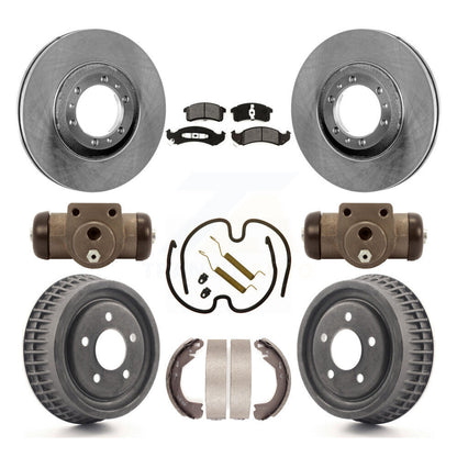 Kit de tambour à plaquettes semi-métalliques pour Rotor de frein avant et arrière (9 pièces) pour Buick LeSabre 88 AP