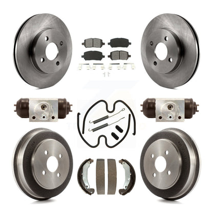 Kit de tambour à plaquettes semi-métalliques pour Rotor de frein avant et arrière (9 pièces) pour Chevrolet Cobalt Io