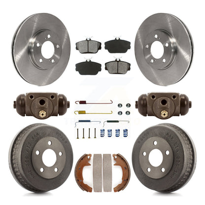 Kit de tambours à plaquettes semi-métalliques pour rotors de frein avant et arrière (9 pièces) pour Ford Taurus Mercur