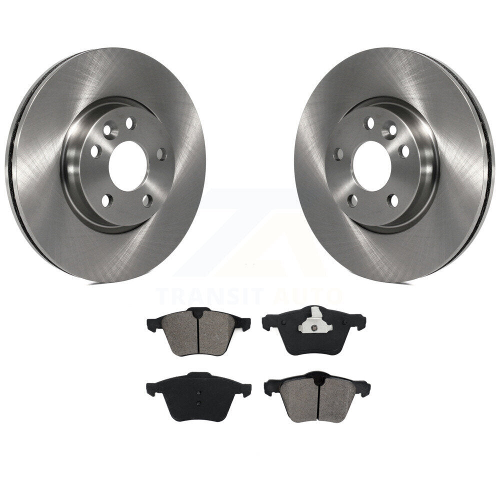 Kit de disques de frein à disque avant et plaquettes semi-métalliques pour Volvo V70 K8S-102574