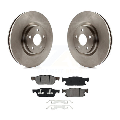 Kit de disques de frein à disque avant et plaquettes semi-métalliques pour Ford Edge K8S-102576