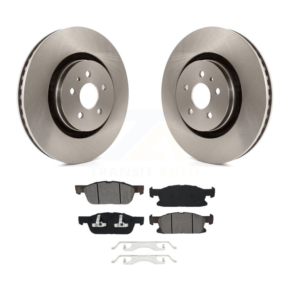 Kit de plaquettes de frein à disque avant, Rotors semi-métalliques, pour Ford Edge Lincoln Nautilus MK