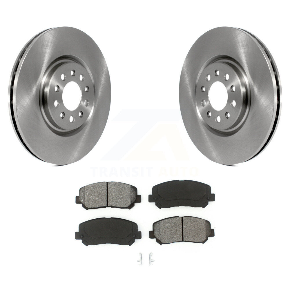 Rotors de frein à disque avant et Kit de plaquettes semi-métalliques pour Jeep Cherokee Chrysler 20