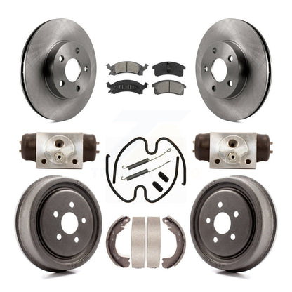 Kit de plaquettes et tambours semi-métalliques pour Rotor de frein avant et arrière (9 pièces) pour Chevrolet Cavalie