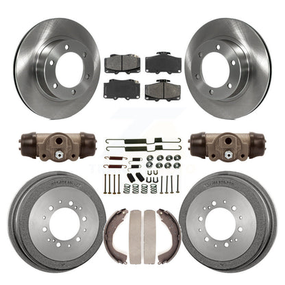 Rotors de frein à disque avant et arrière, Kit de tambour à plaquettes semi-métalliques (9 pièces) pour Toyota 4Runne