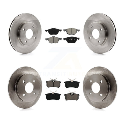 Kit de rotor de frein avant et arrière et plaquettes semi-métalliques pour Ford Focus 2004 à partir de 04 05