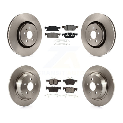 Kit de plaquettes de frein semi-métalliques pour Rotors de frein avant et arrière, pour Ford Edge Lincoln Nautilus MK