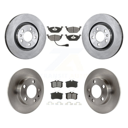 Kit de disques de frein à disque avant et arrière et plaquettes semi-métalliques pour Volkswagen Beetle