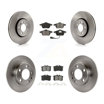 Kit de disques de frein à disque avant et arrière et plaquettes semi-métalliques pour Volkswagen Beetle