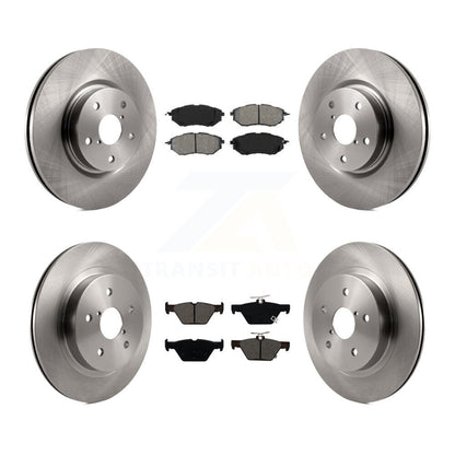 Rotors de frein à disque avant et arrière, Kit de plaquettes semi-métalliques pour Subaru Outback WRX Legac