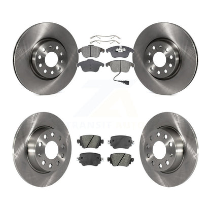 Kit de rotors de frein à disque avant et arrière et plaquettes semi-métalliques pour Volkswagen Passat