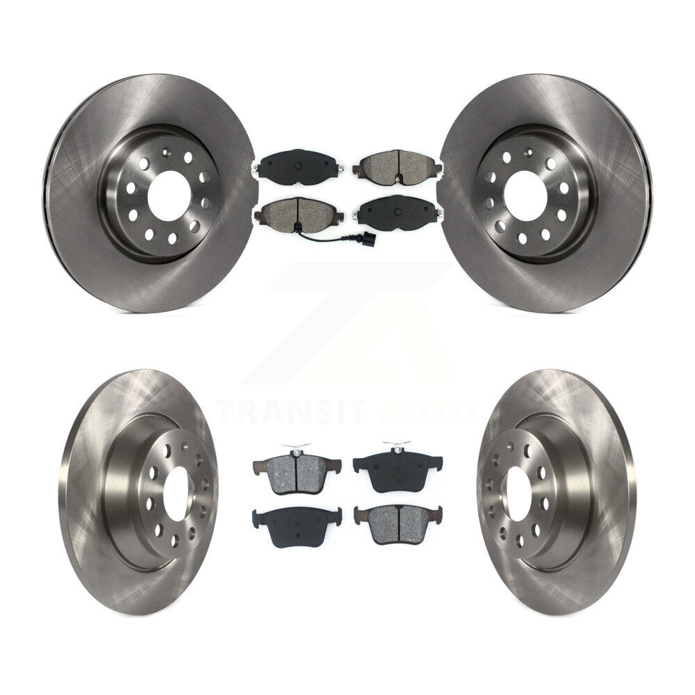Kit de disques de frein à disque avant et arrière et plaquettes semi-métalliques pour Audi TT Quattro