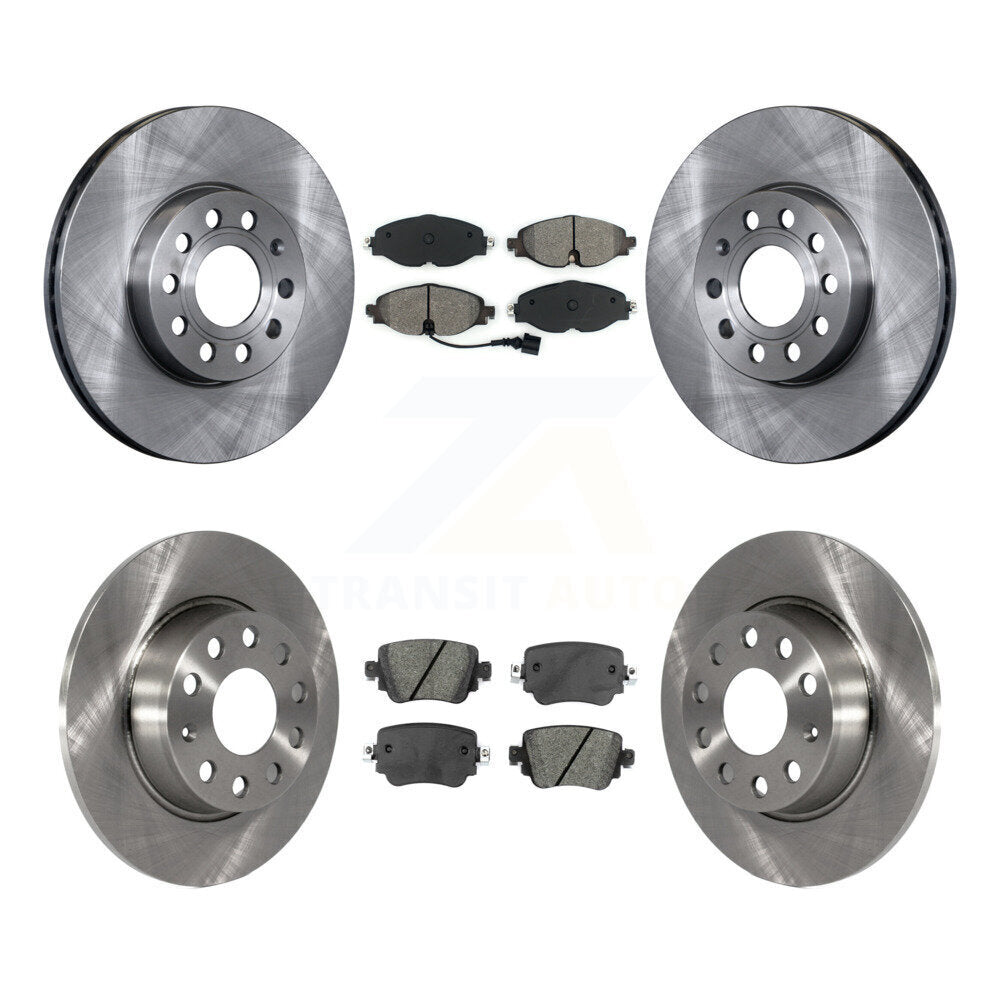 Kit de plaquettes semi-métalliques de Rotor de frein à disque avant et arrière, pour Volkswagen Golf SportWage
