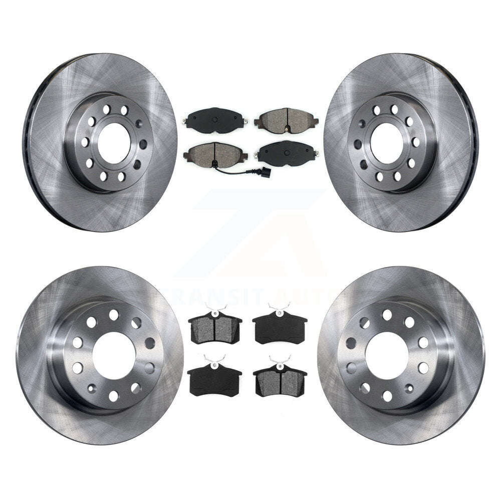 Kit de plaquettes semi-métalliques de Rotor de frein à disque avant et arrière, pour Volkswagen Golf SportWage