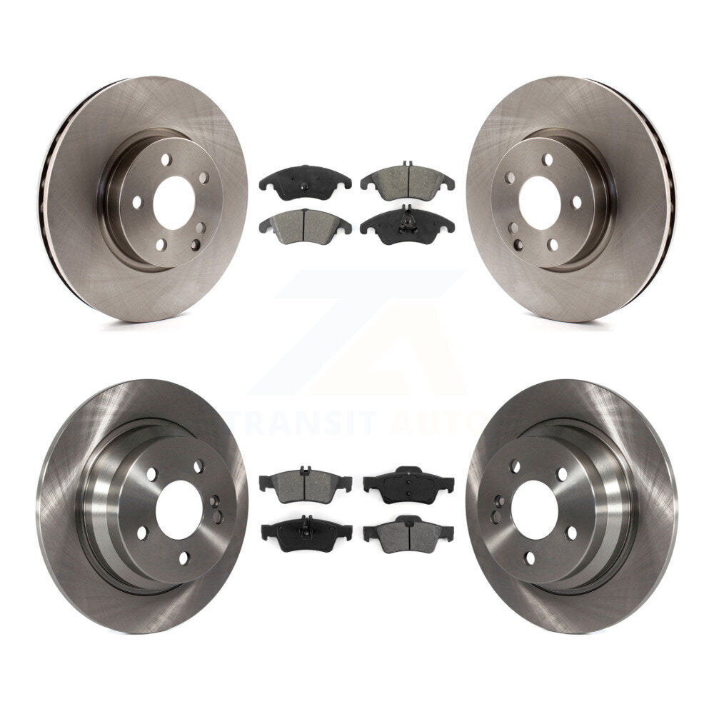 Kit de disques de frein à disque avant et arrière et plaquettes semi-métalliques pour Mercedes-Benz E250