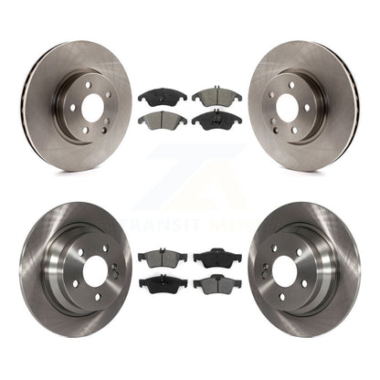 Kit de disques de frein à disque avant et arrière et plaquettes semi-métalliques pour Mercedes-Benz E250