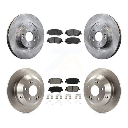 Kit de rotors de frein à disque avant et arrière et plaquettes semi-métalliques pour Hyundai Santa Fe XL