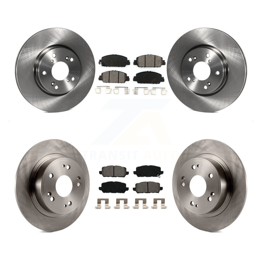 Kit de rotors de frein à disque avant et arrière et plaquettes semi-métalliques pour Honda HR-2016-2022