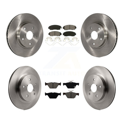 Kit de disques de frein avant et arrière et plaquettes semi-métalliques pour Subaru Legacy 2.5 2016 – 2019
