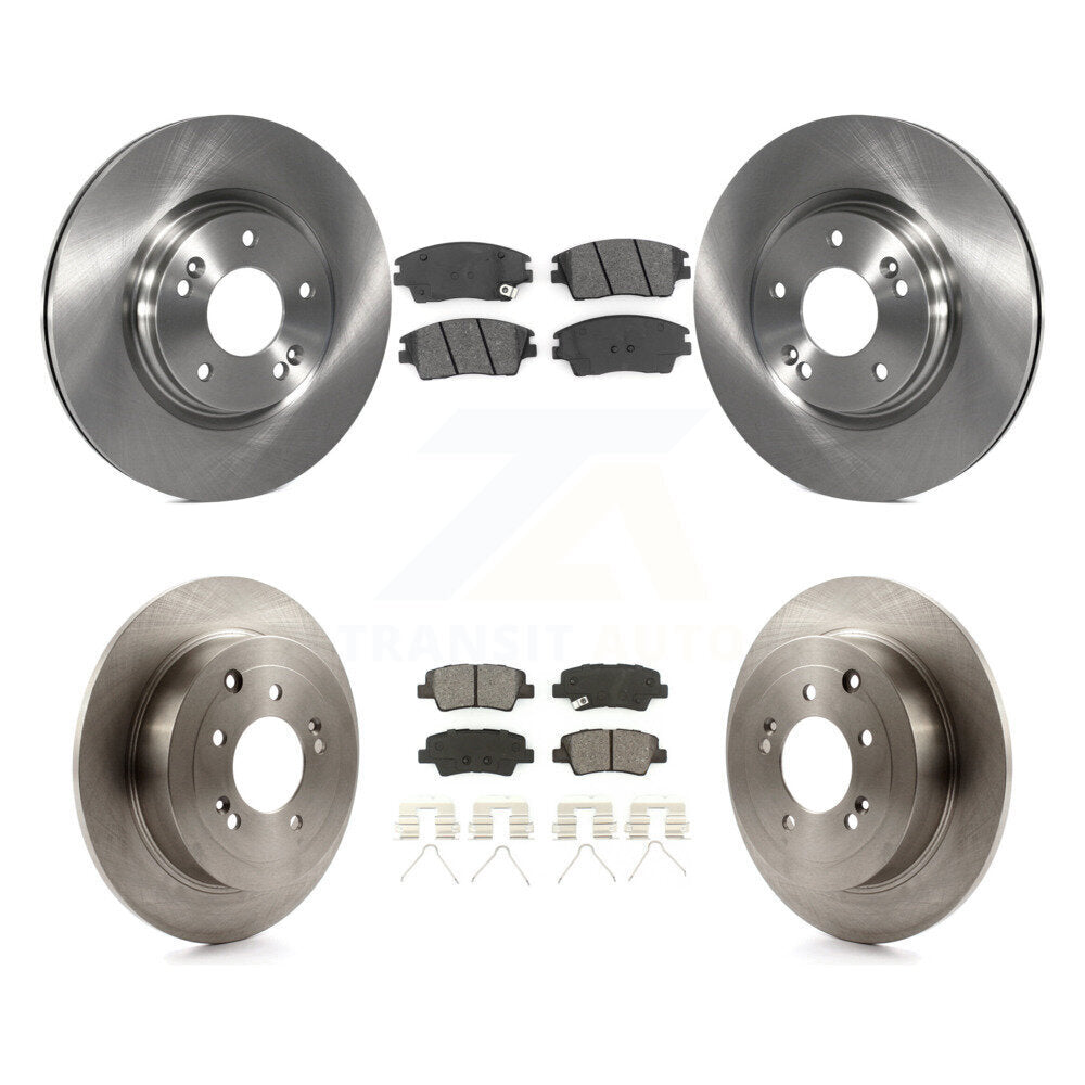 Kit de rotor de frein avant et arrière et plaquettes semi-métalliques pour Hyundai Tucson Kia Sportag