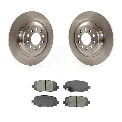 Kit de disques de frein à disque arrière et plaquettes semi-métalliques pour Jeep Cherokee K8S-102718