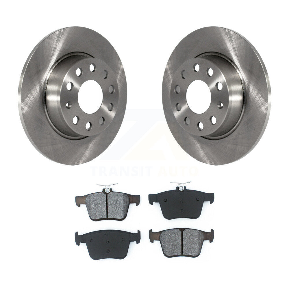 Rotors de frein arrière et Kit de plaquettes semi-métalliques pour Volkswagen Taos Audi A3 Quattro T
