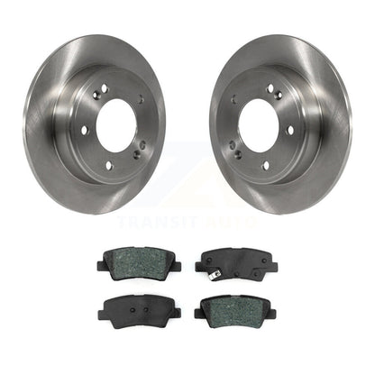 Rotor de frein à disque arrière et Kit de plaquettes semi-métalliques pour Hyundai Elantra Venue Kia Sou