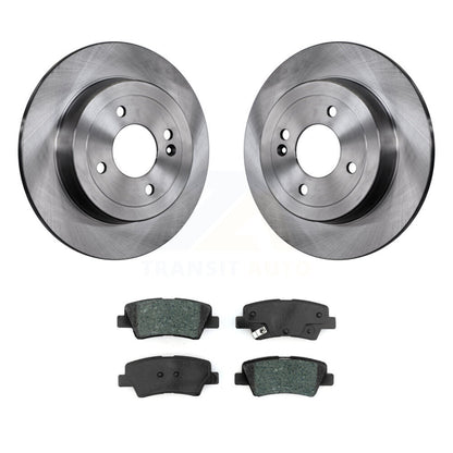 Kit de disques de frein à disque arrière et plaquettes semi-métalliques pour Kia Rio Hyundai Accent