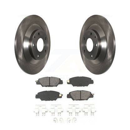 Kit de disques de frein à disque arrière et plaquettes semi-métalliques pour Mazda CX-5 2016-2024