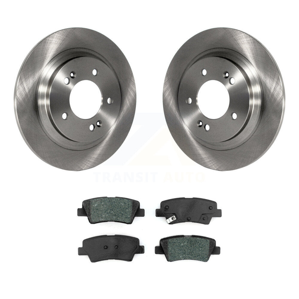Kit de disques de frein à disque arrière et plaquettes semi-métalliques pour Hyundai Ioniq Kia Niro
