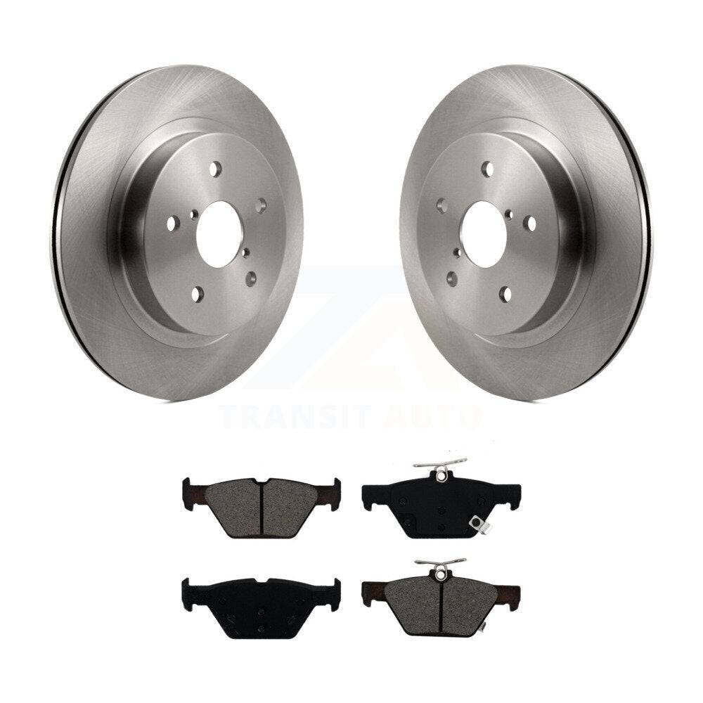Kit de disques de frein à disque arrière et plaquettes semi-métalliques pour Subaru Outback WRX Legacy