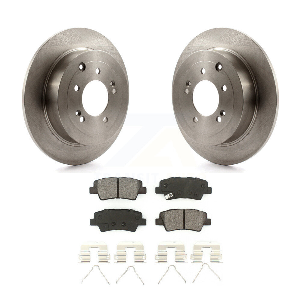 Rotors de frein à disque arrière et Kit de plaquettes semi-métalliques pour Hyundai Tucson Kia Sportag