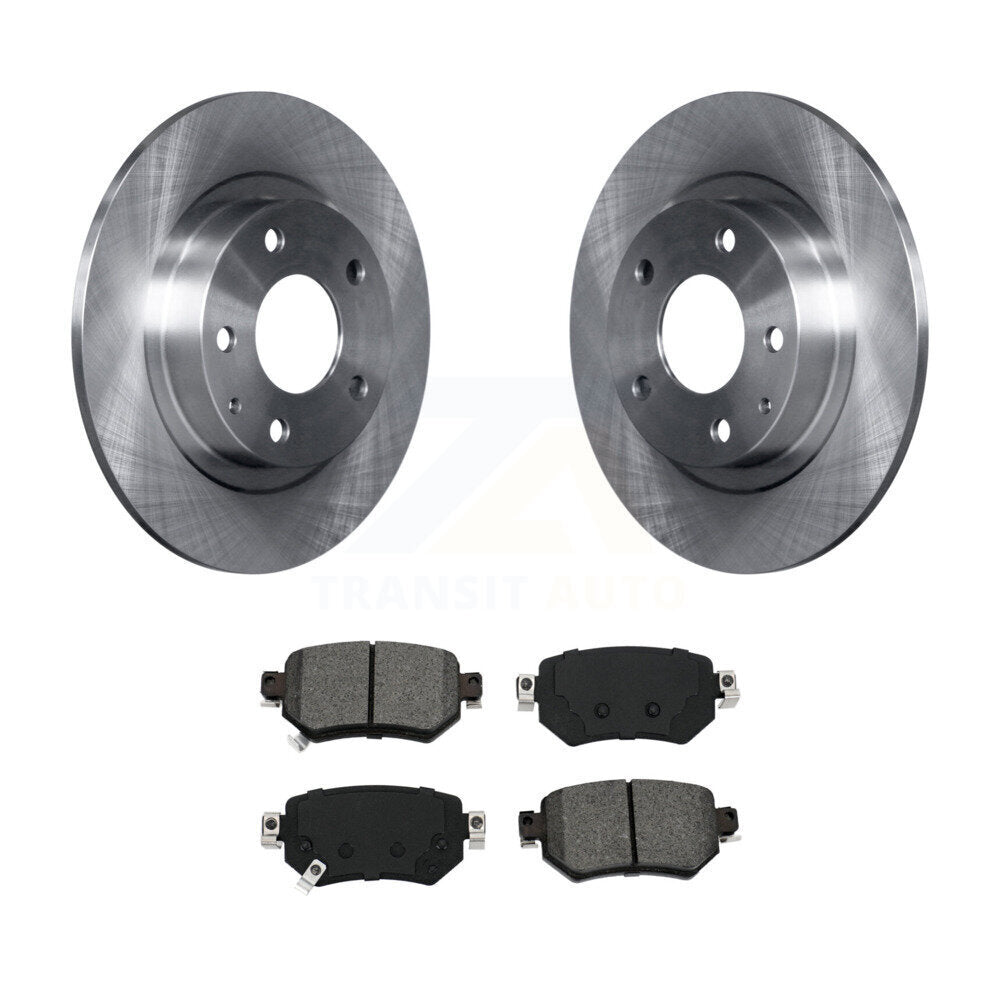 Kit de disques de frein à disque arrière et plaquettes semi-métalliques pour Mazda 6 2016-2021