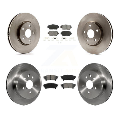 Kit de rotor de frein avant et arrière et plaquettes semi-métalliques (6 pièces) pour Lexus IS250 C F Sport