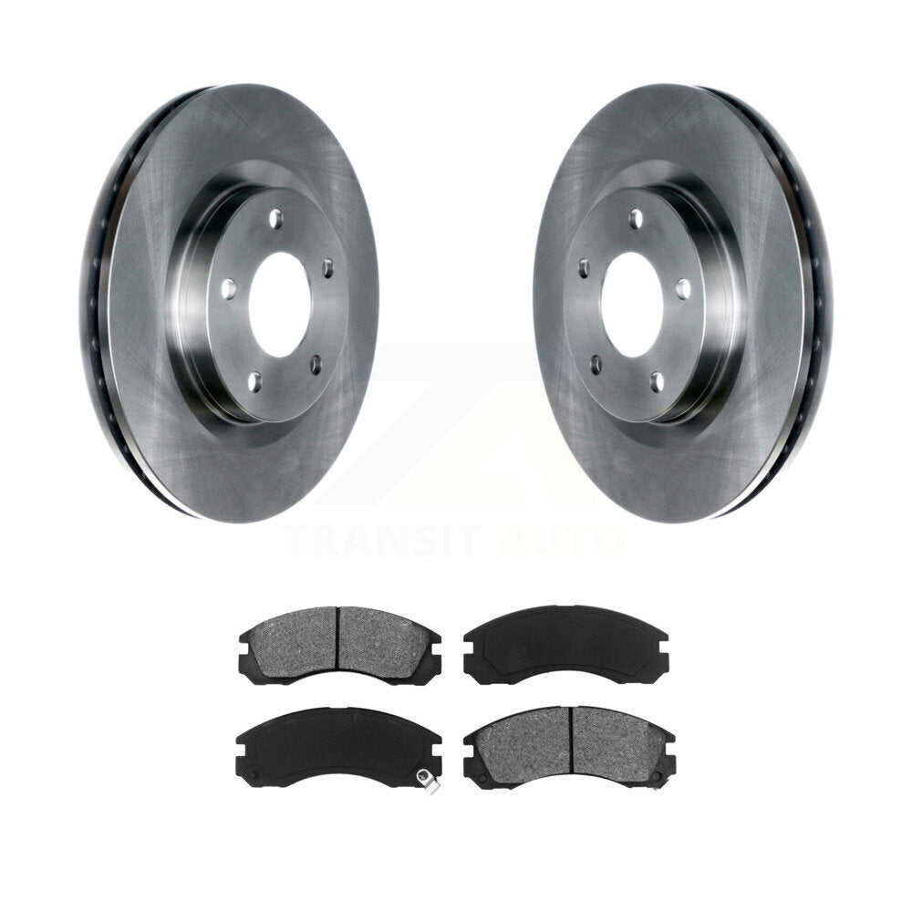 Kit de disques de frein à disque avant et plaquettes semi-métalliques pour Mitsubishi Lancer