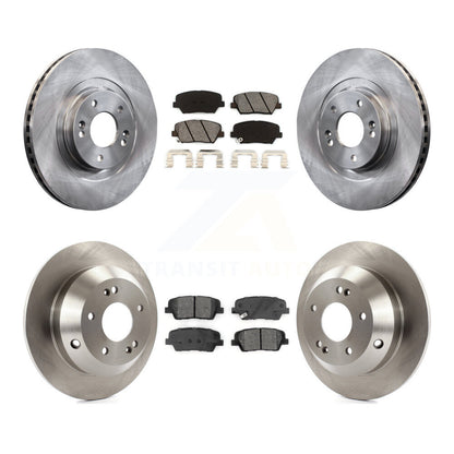 Kit de rotors de frein à disque avant et arrière et plaquettes semi-métalliques pour Kia Sorento
