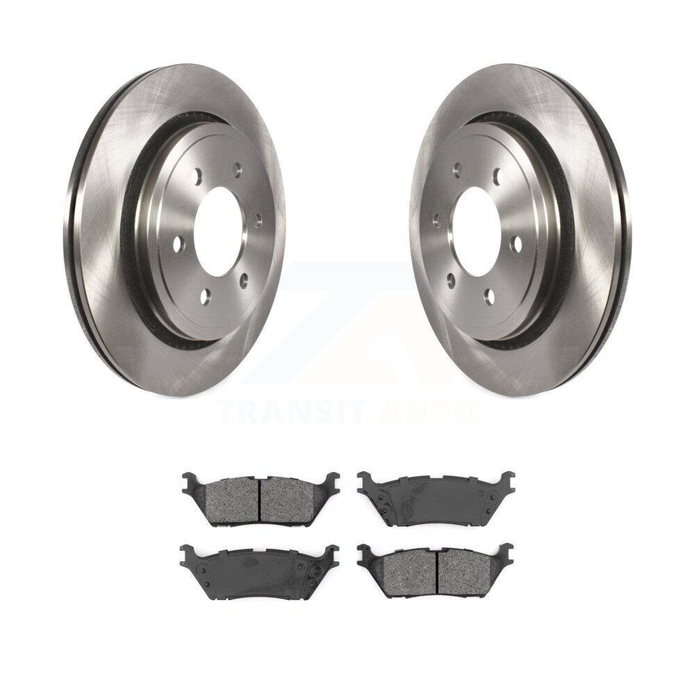 Kit de disques de frein à disque arrière et plaquettes semi-métalliques pour Ford F-150 K8S-102748