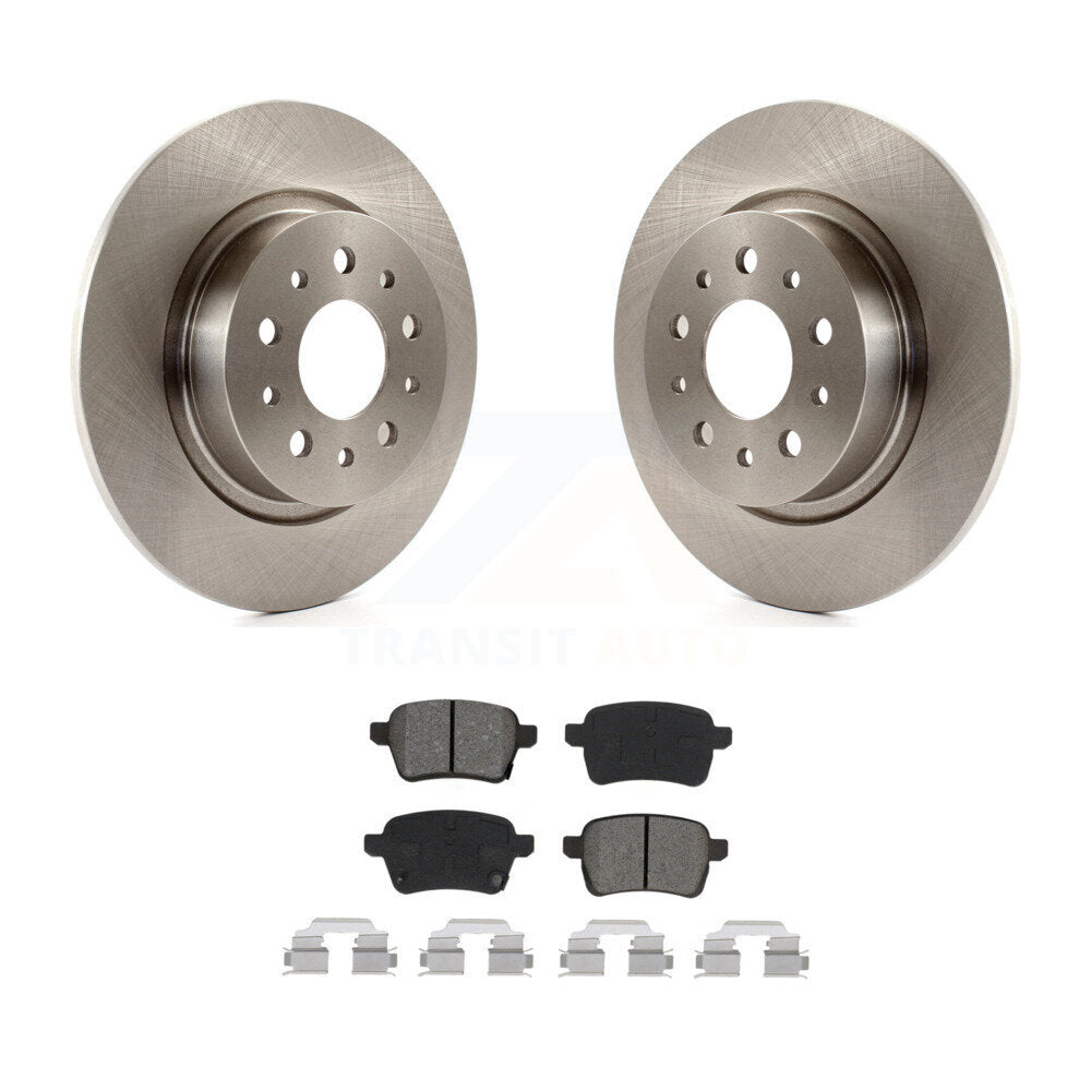 Kit de disques de frein à disque arrière et plaquettes semi-métalliques pour Fiat 500L 2014-2020
