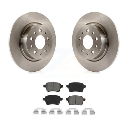 Kit de disques de frein à disque arrière et plaquettes semi-métalliques pour Fiat 500L 2014-2020